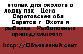 столик для эхолота в лодку пвх › Цена ­ 1 500 - Саратовская обл., Саратов г. Охота и рыбалка » Рыболовные принадлежности   
